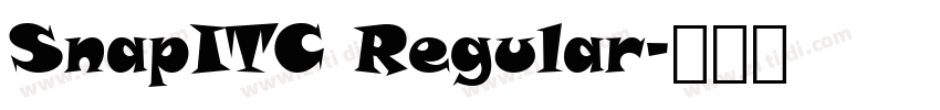 SnapITC Regular字体转换